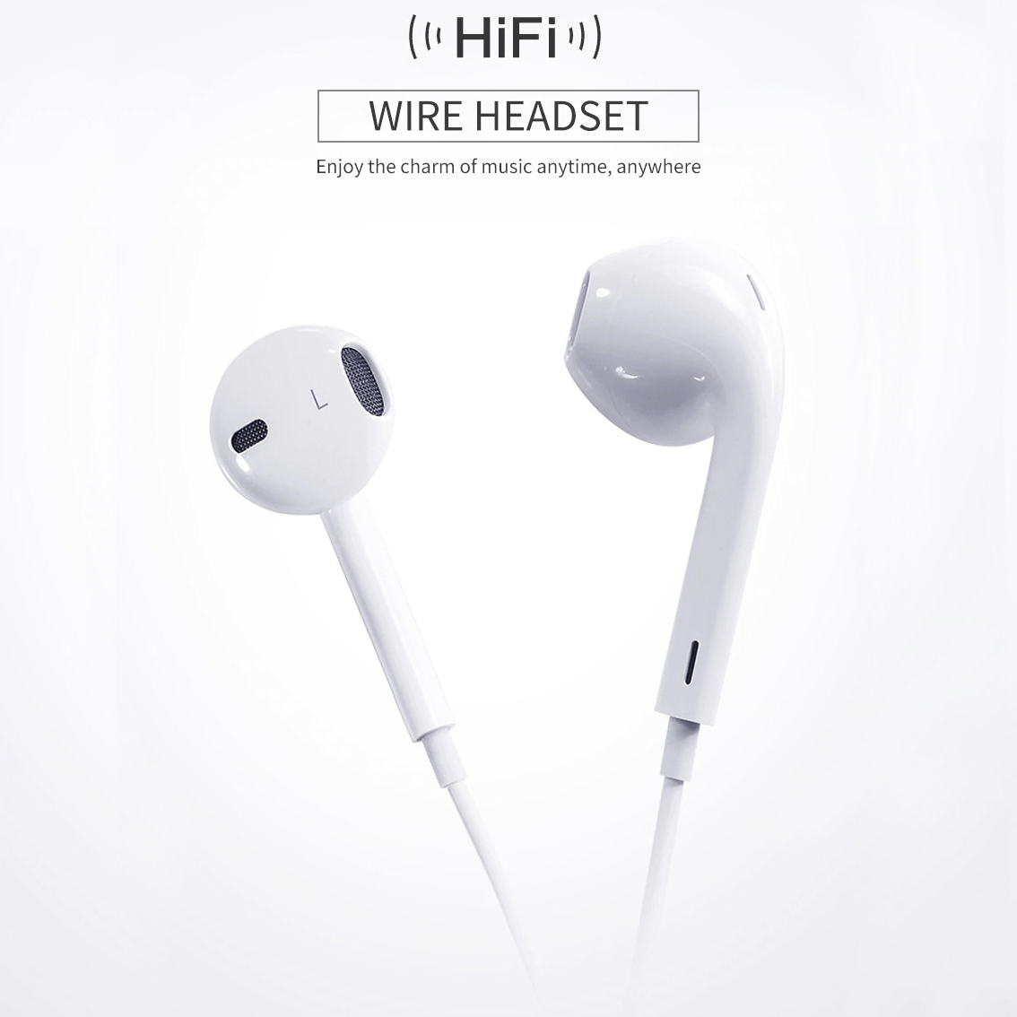 d-power หูฟัง รุ่น IP02 หูฟัง ligtning รองรับไอโฟน 7-14 รับสาย-วางสายได้ มีไมค์โครโฟนในตัว ประกัน 1 ปี