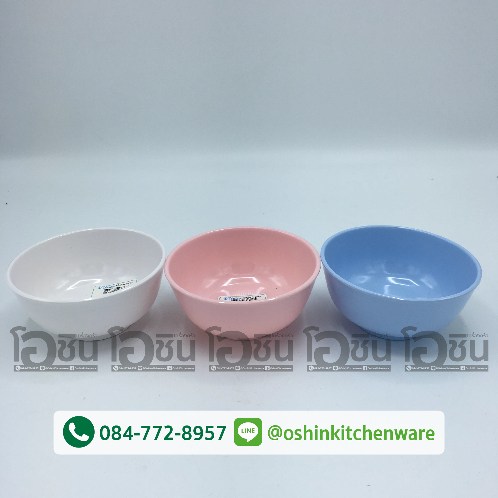 ถ้วยเเบ่ง 4 นิ้ว เมลามีนเเท้ ตรามือ ยูนิก้า Unica (ราคาต่อ1โหล/12ชิ้น)