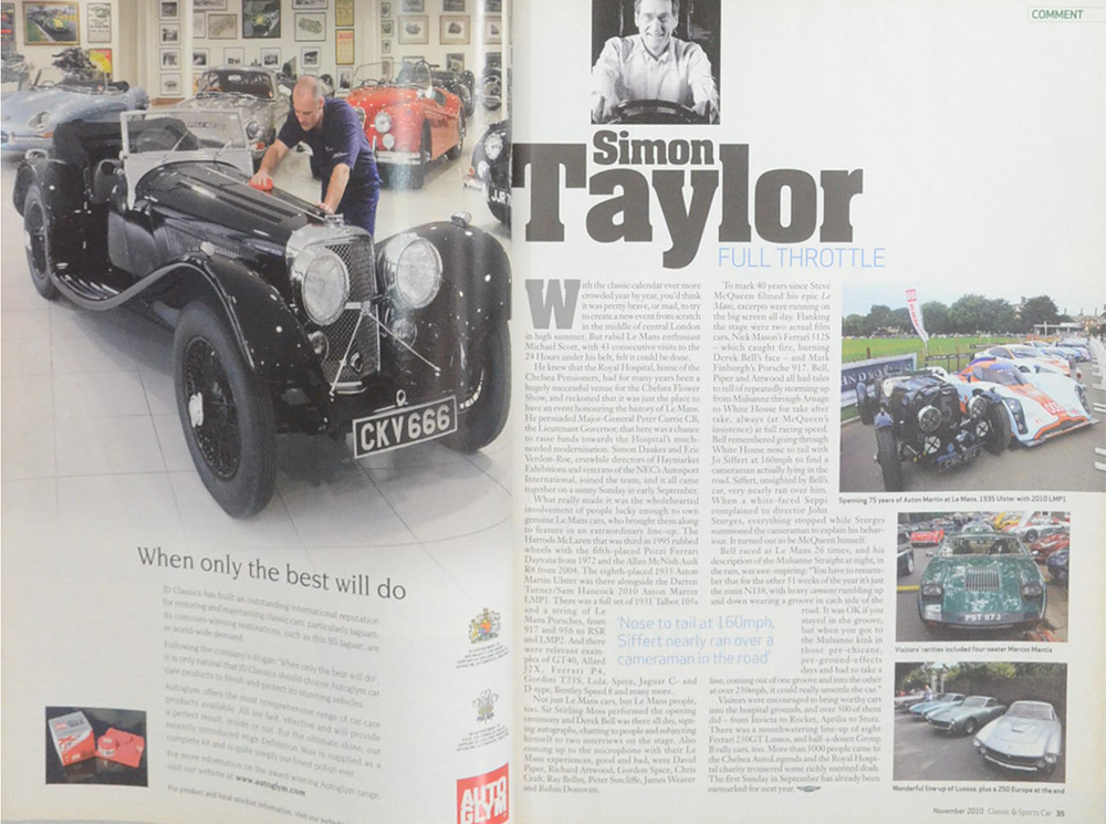 CLASSIC & SPORTS CAR Volume 29 No. 8 November 2010