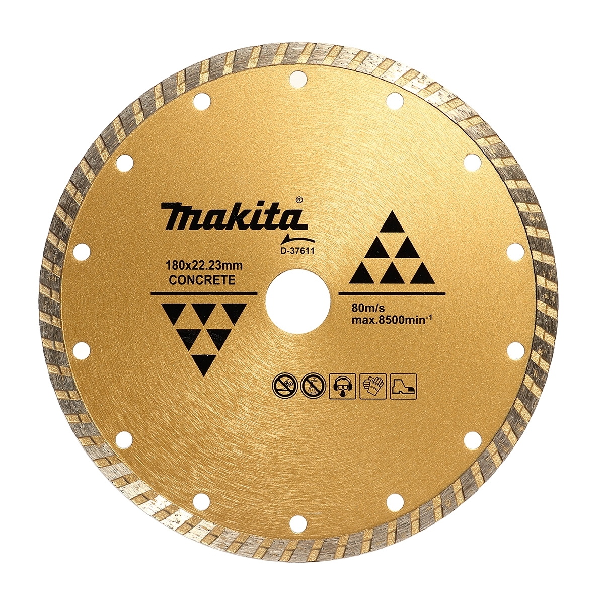 MAKITA D-37611 ใบเพชร 7" แห้ง ก้างปลา-ทอง