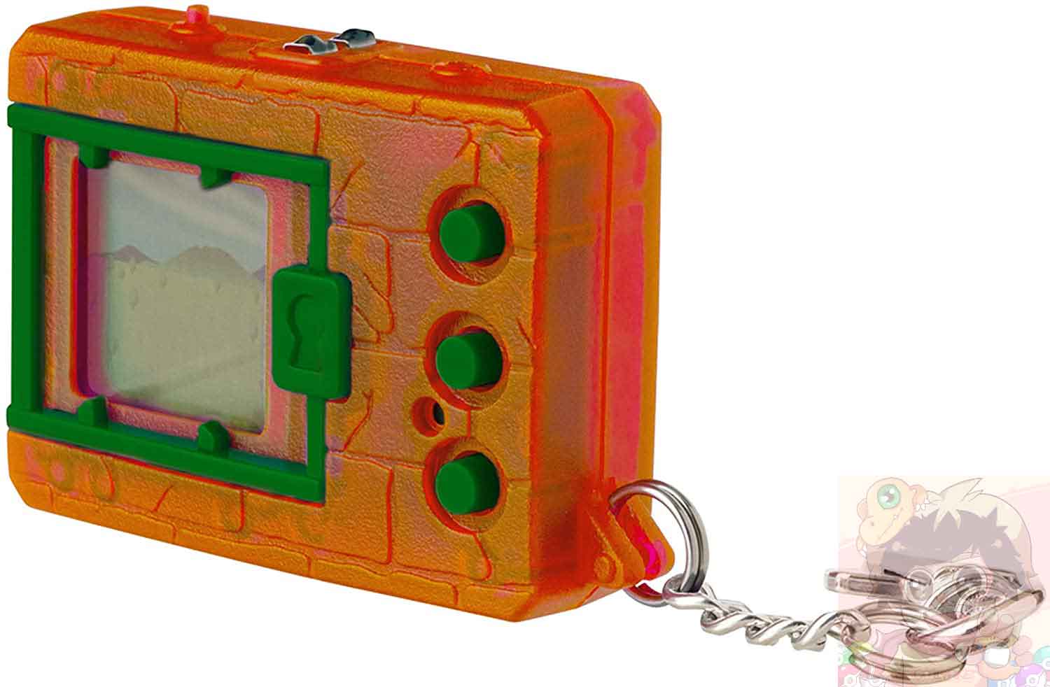 Digital Monster V-pet Ver.20TH ENG Version 3 CLEAR ORANGE COLOR(ส้มใส) ของใหม่มือ 1 [LOT US]