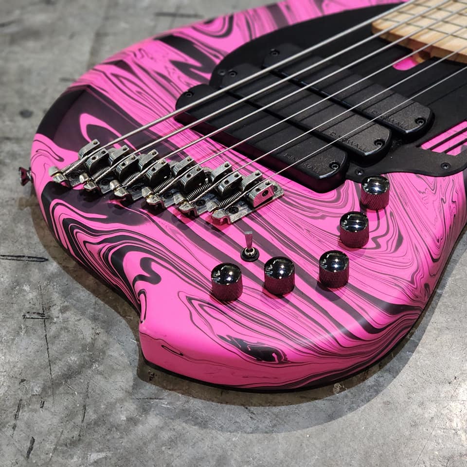 (USED) DINGWALL NG3-6 "Adam Nolly Getgood" Signature Pink Swirled Limited Edition 2021