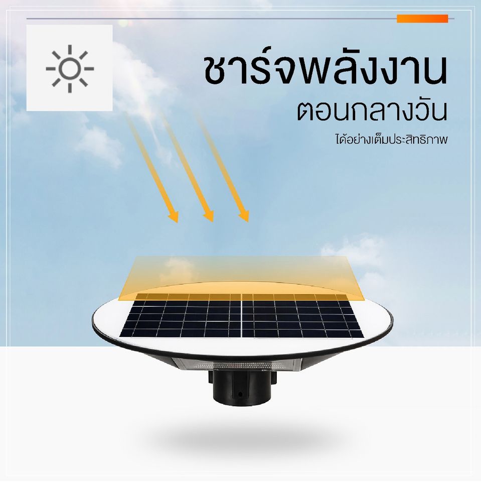 UFO โคมไฟถนนโซล่า เซลล์, STREET LIGHT SOLAR CELL UFOจัดส่งฟรี