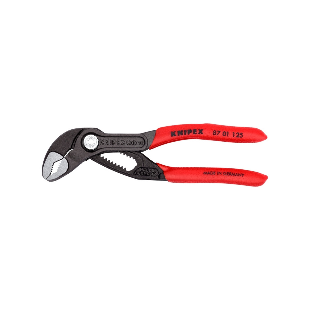KNIPEX 87 01 125 คีมคอม้า รุ่น Cobra ด้ามพลาสติก 125mm (5")