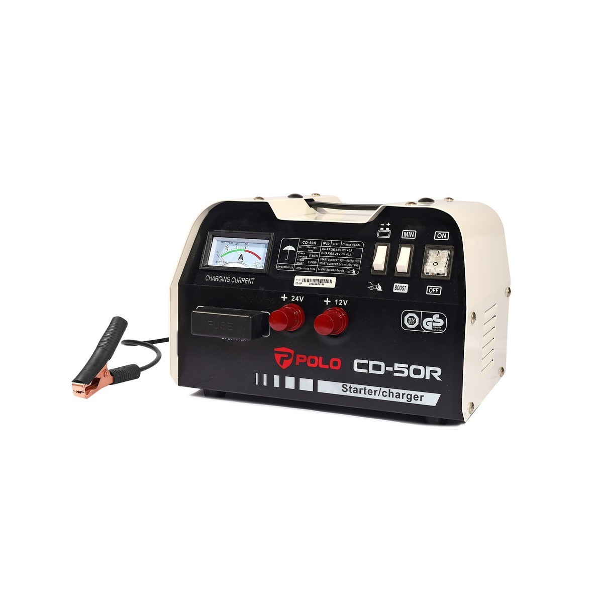 POLO CD-50R เครื่องชาร์จแบตเตอรี่ 12/24V 40A