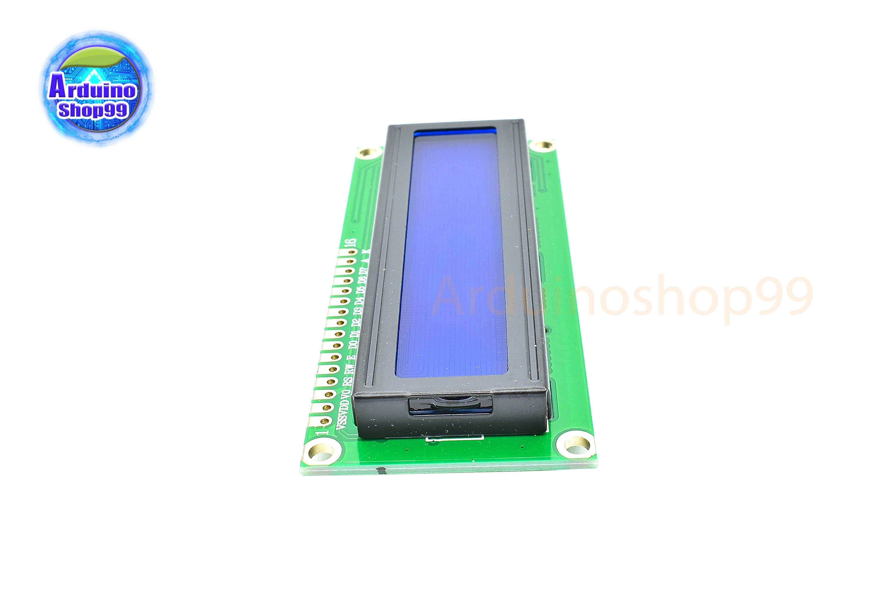 จอแสดงผล LCD1602 ขนาด 16*2 สีน้ำเงิน ; LCD1602(Blue Screen)