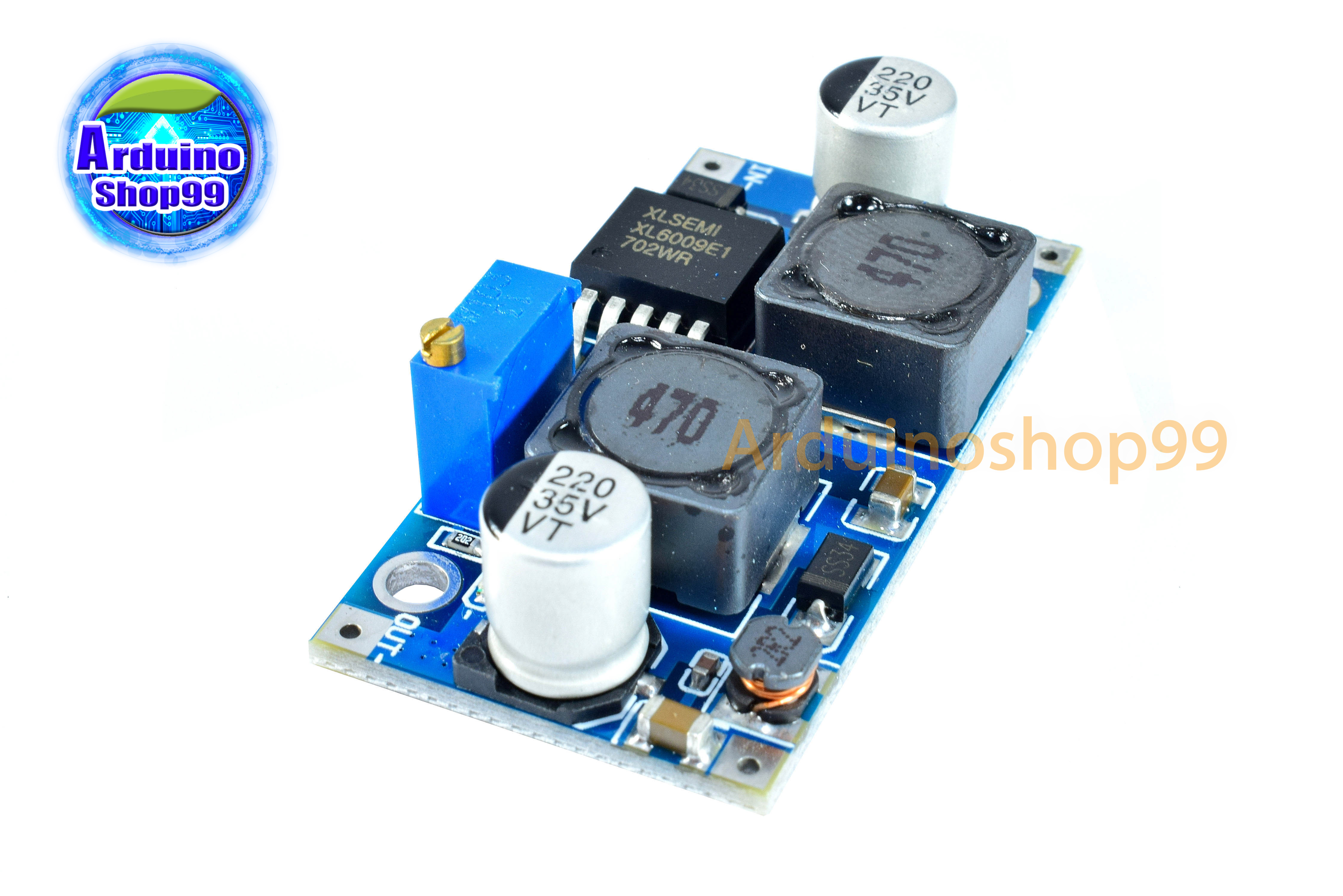 DC-DC Boost Buck fine step into the Automatic Converter XL6009 is ideal for solar panel( Step-Up )