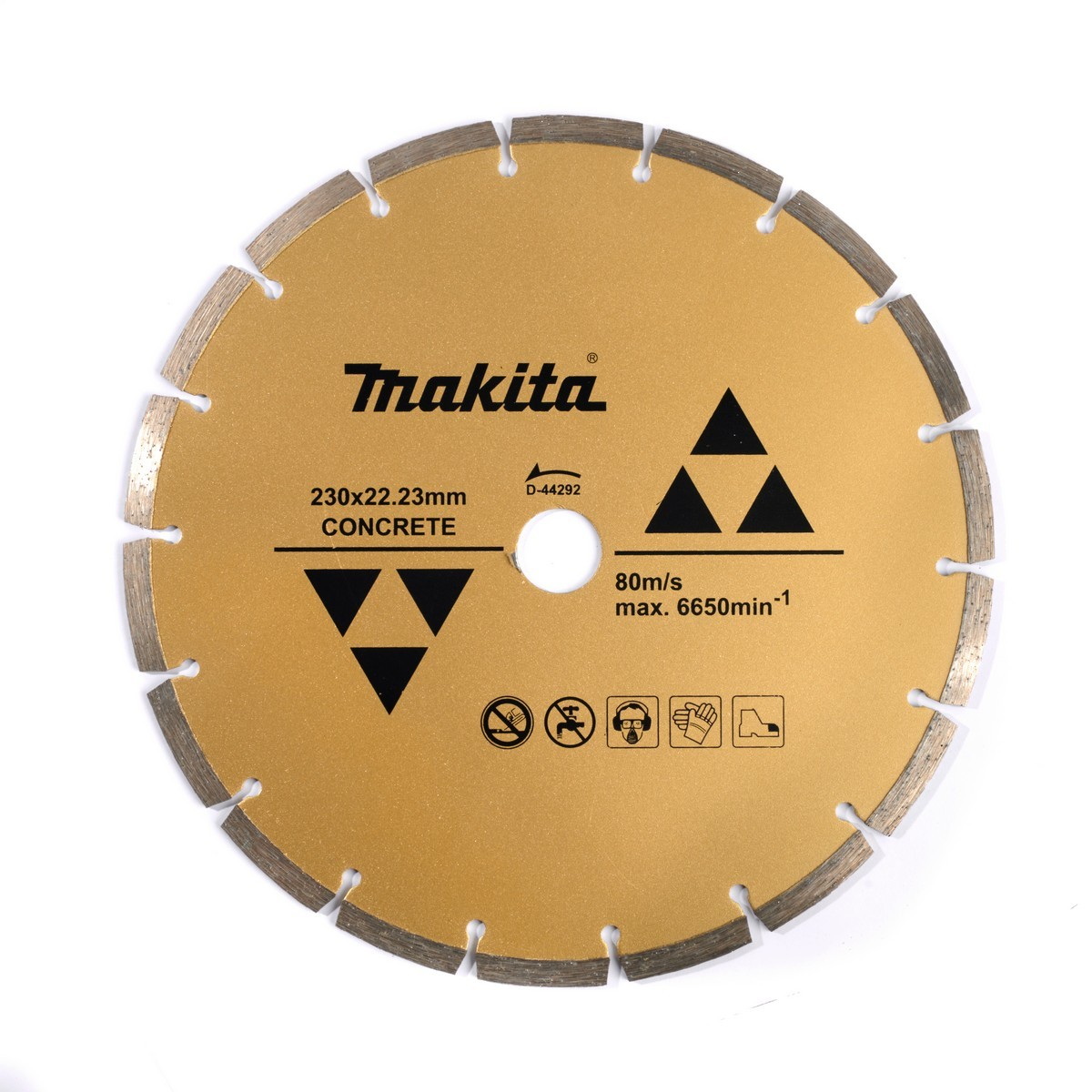 MAKITA D-37580 ใบเพชร 9" แห้ง ร่อง-ทอง