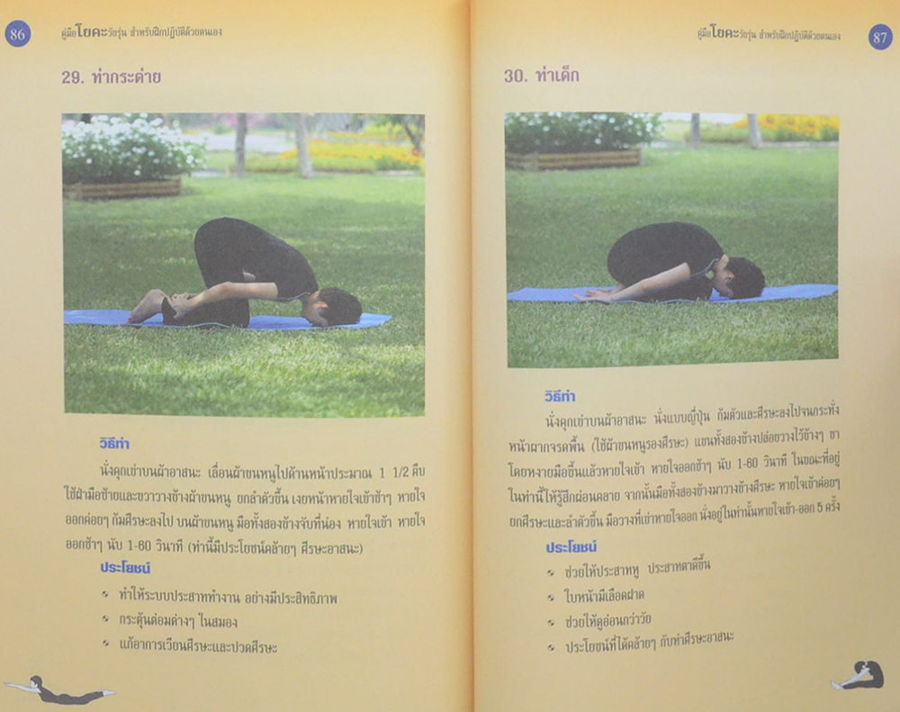คู่มือโยคะวัยรุ่น สำหรับฝึกปฏิบัติด้วยตนเอง (ขายตามสภาพ)
