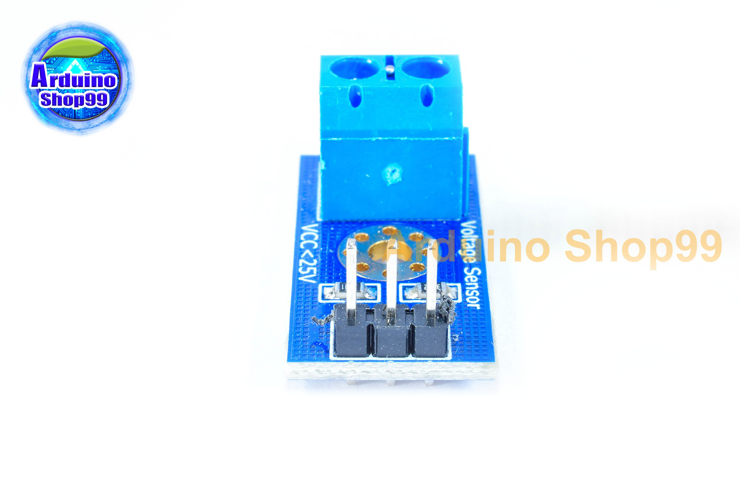 Voltage detection module โมดูลวัดแรงดันไฟฟ้า 0-25 โวลต์