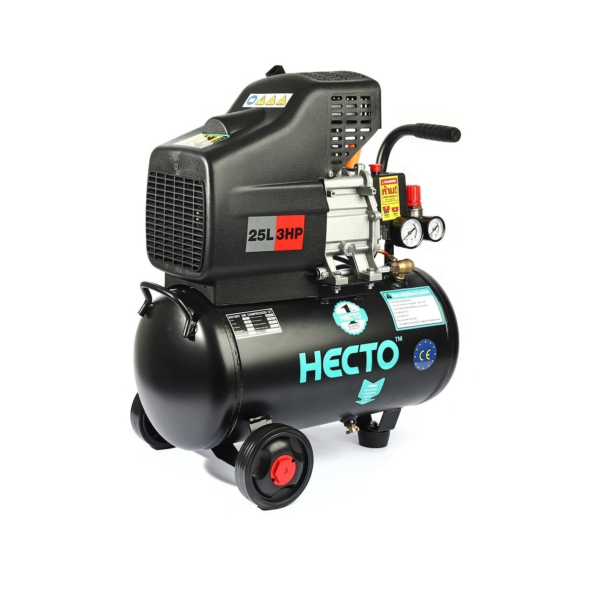 HECTO D1 ปั๊มลมโรตารี่ 25L 3HP/220V