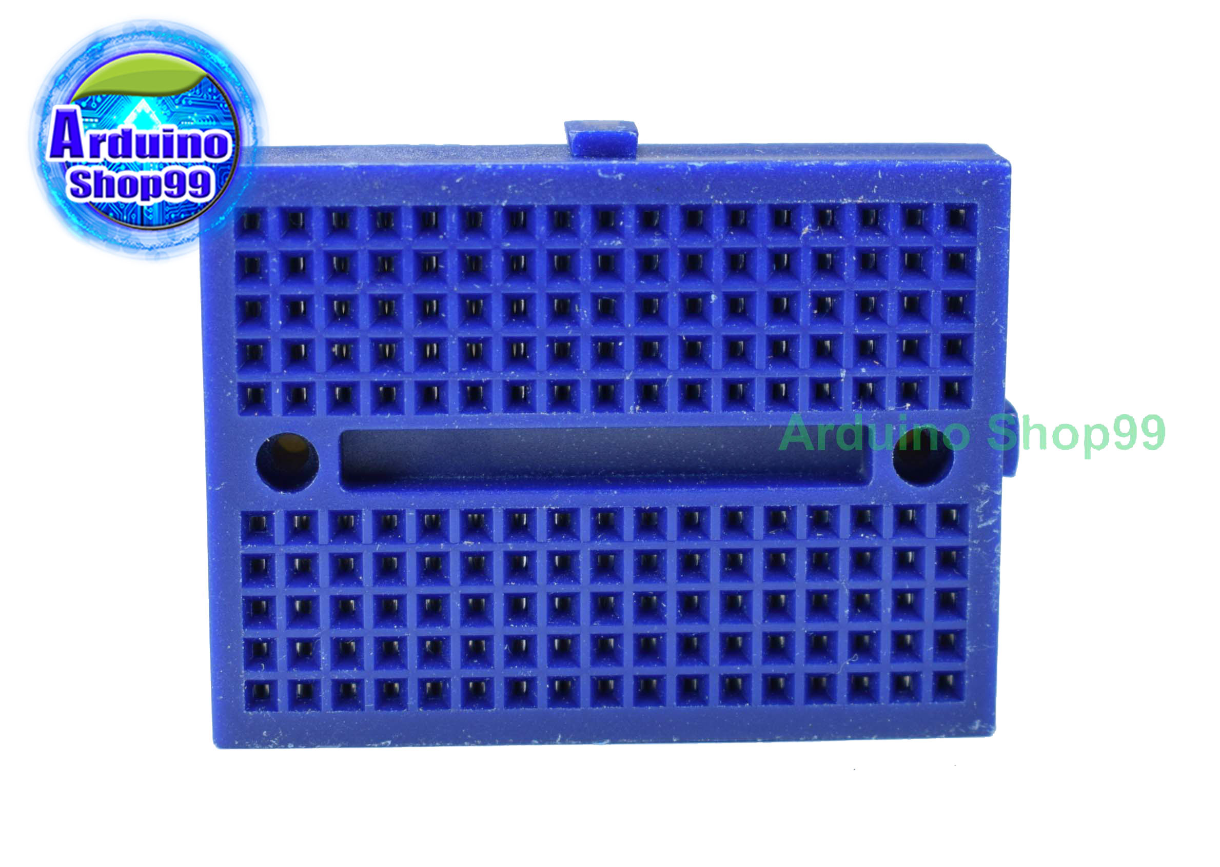 บอร์ดทดลองขนาดเล็กสีน้ำเงินขนาด 170 ช่อง Protoboard Breadboard Blue 170 holes