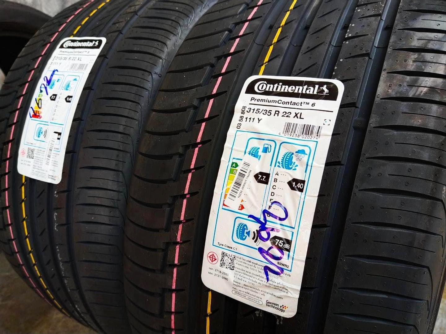 ยาง CONTINENTAL PREMIUM CONTACT 6 CPC6 RUNFLAT ขนาด 235/50-19 ราคาพิเศษ สั่งได้