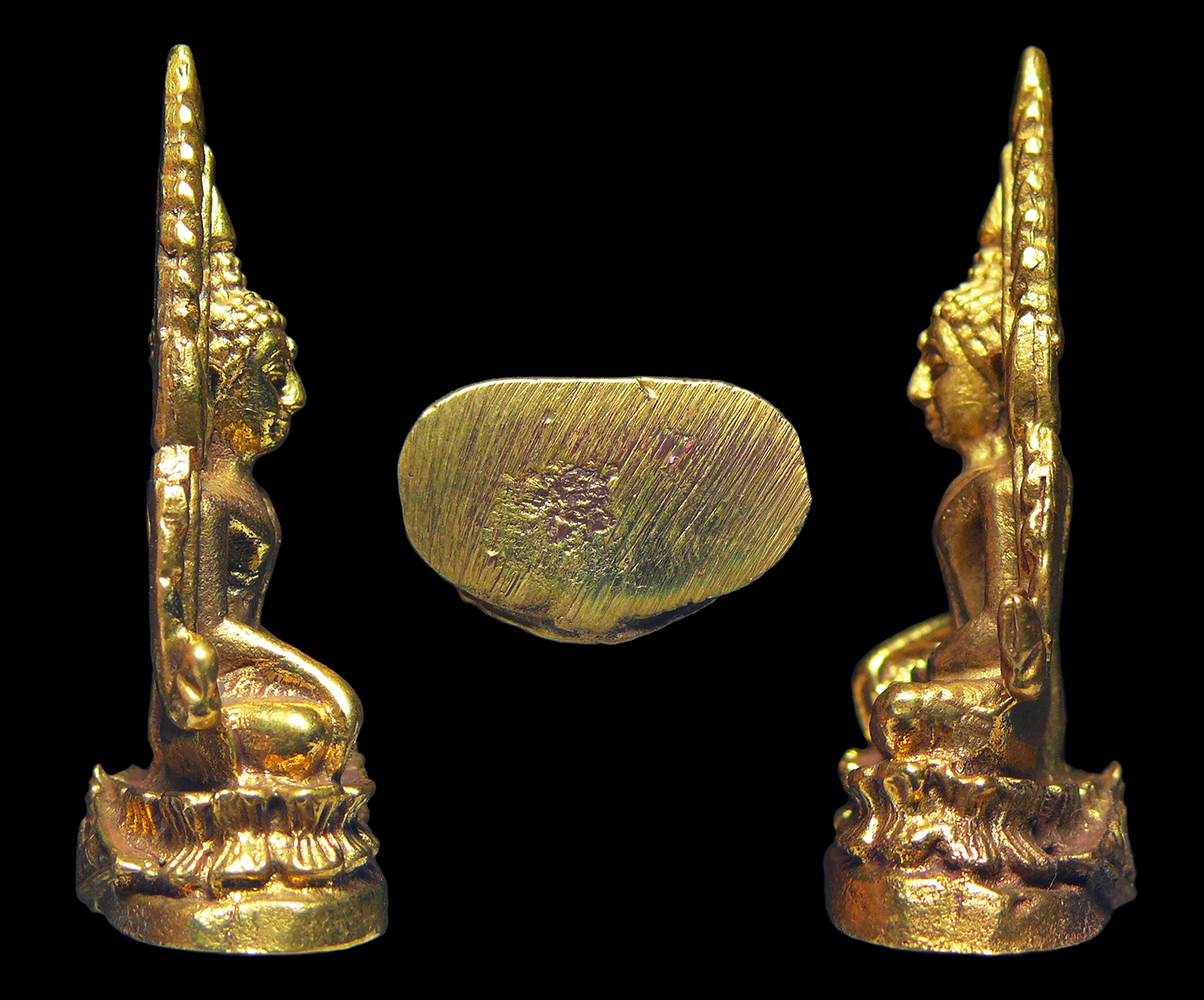 พระพุทธชินราช วัดพระศรีรัตนมหาธาตุ จ.พิษณุโลก เนื้อทองเหลือง พร้อมกล่อง