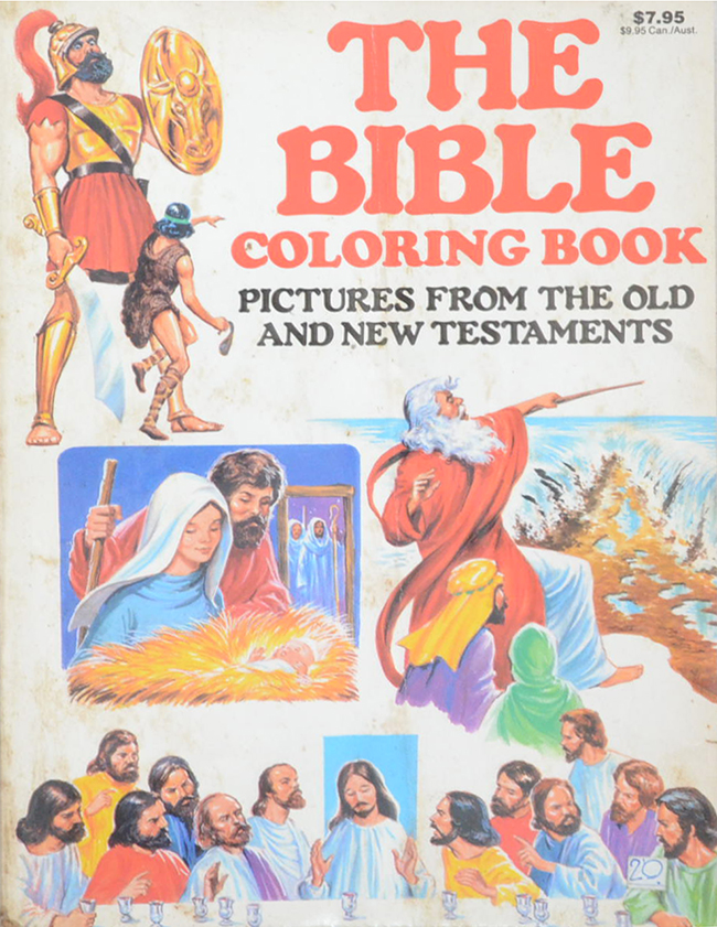 THE BIBLE COLORING BOOK
