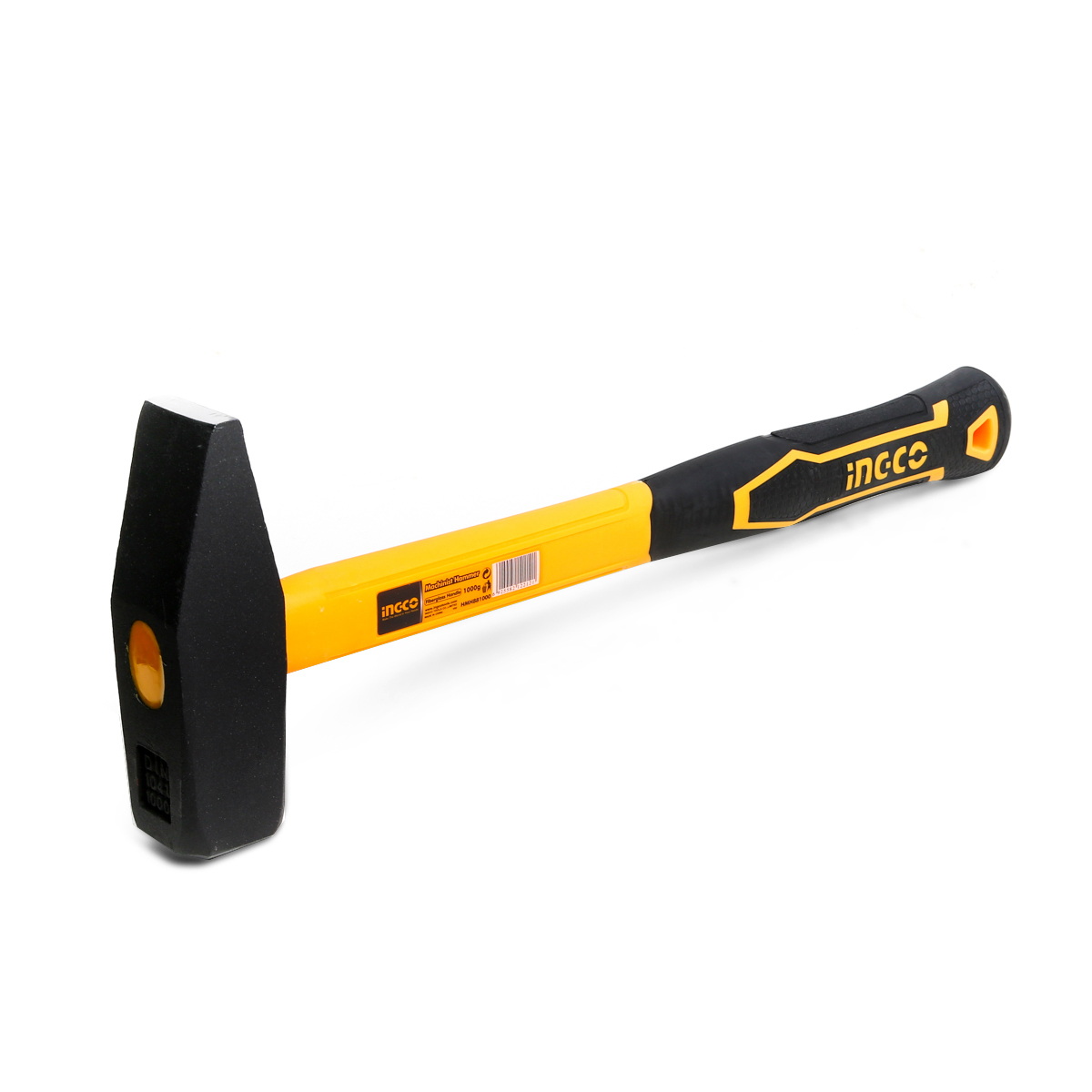 INGCO HMH821000 ค้อนช่างทองด้ามไฟเบอร์ 1000g