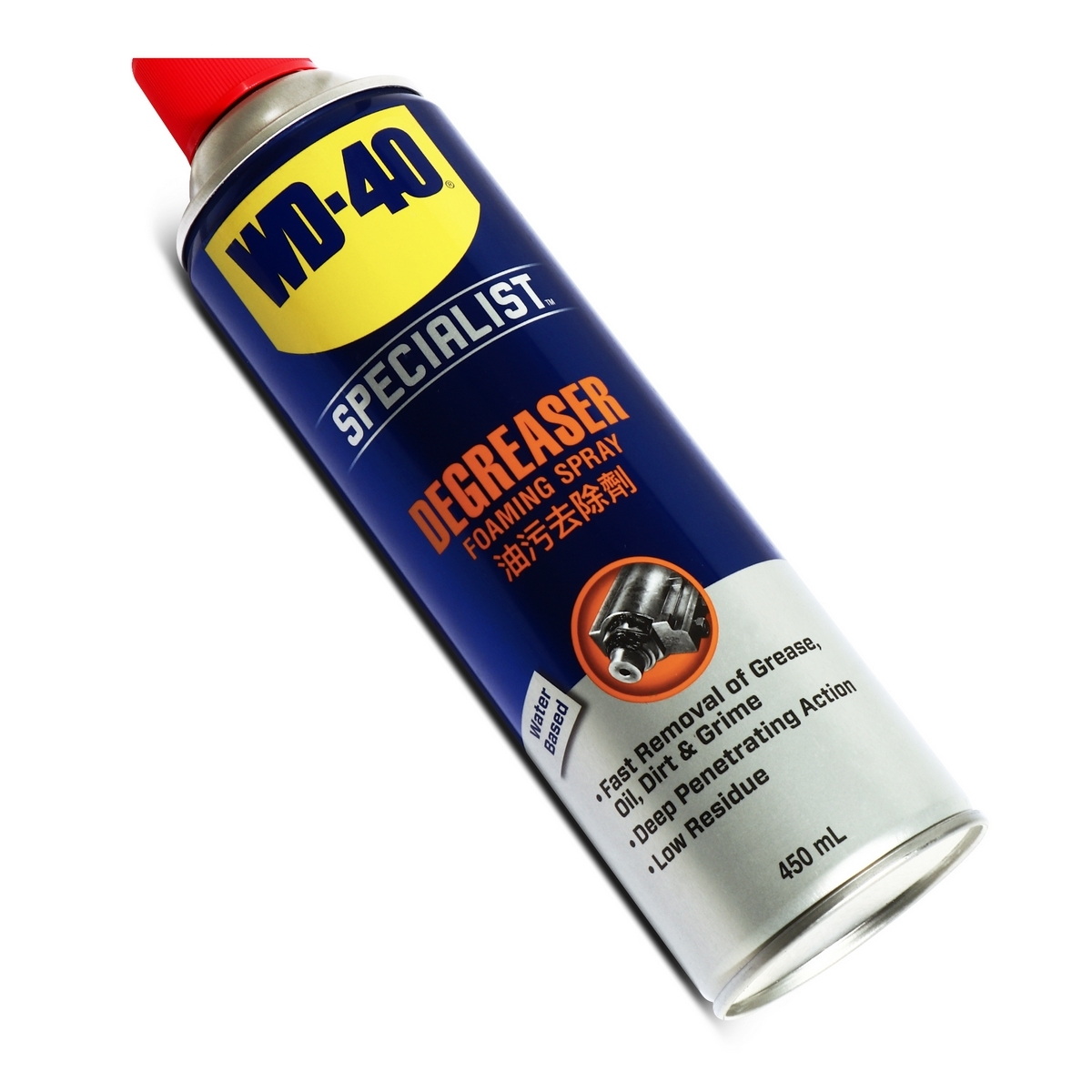 WD-40 สเปรย์โฟมขจัดไขมัน (Degreaser) 450ml