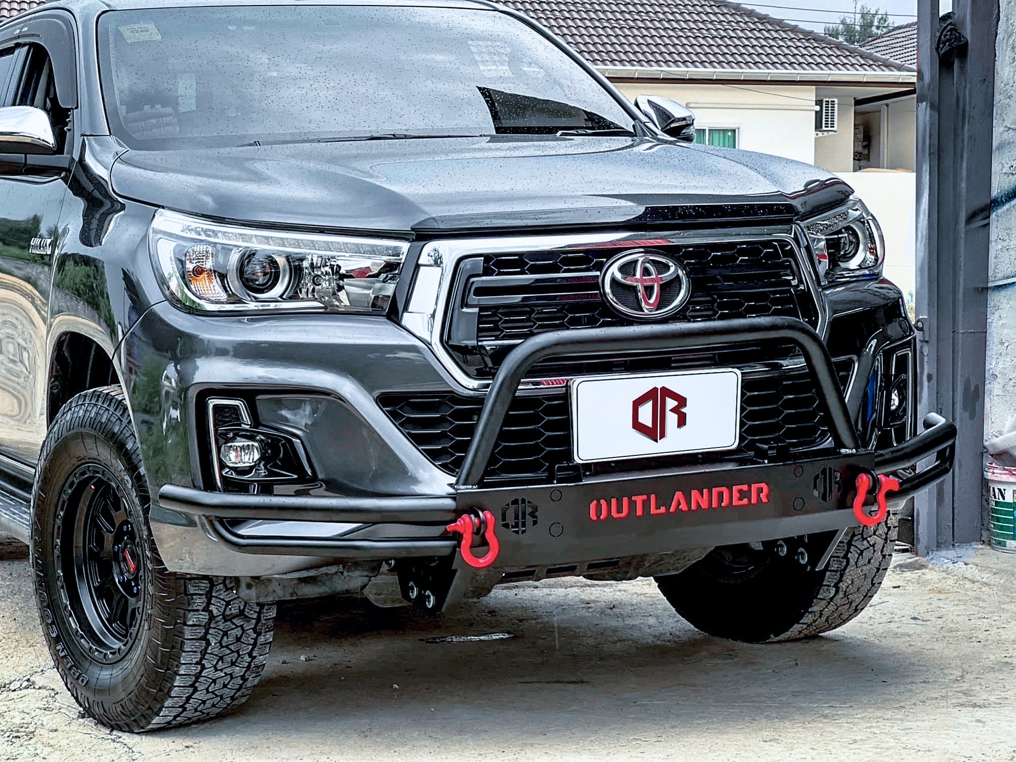 กันชนหน้าร็อกกี้ สำหรับรถ Toyota REVO 2018