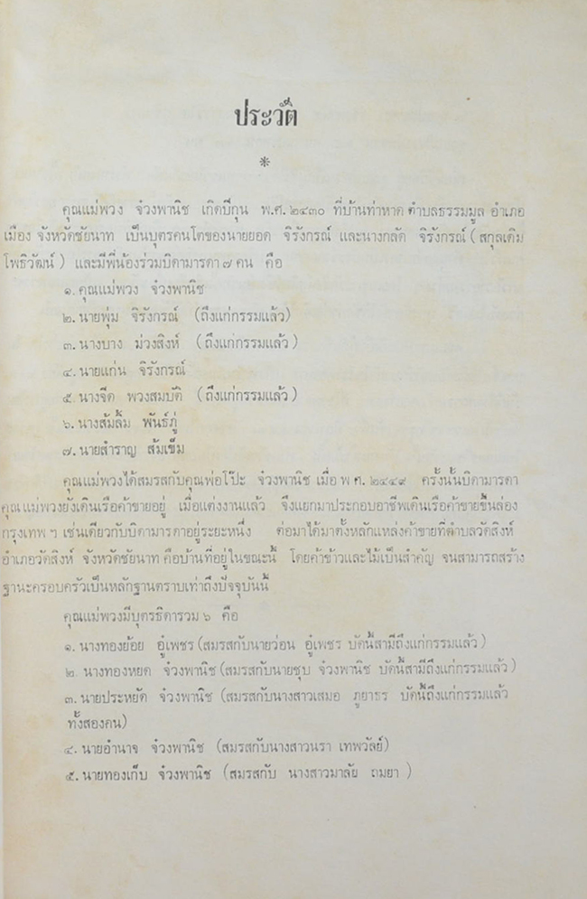 คุณแม่พวง จ๋วงพานิช (กงกรรม กงเกวียน / ขายตามสภาพ)