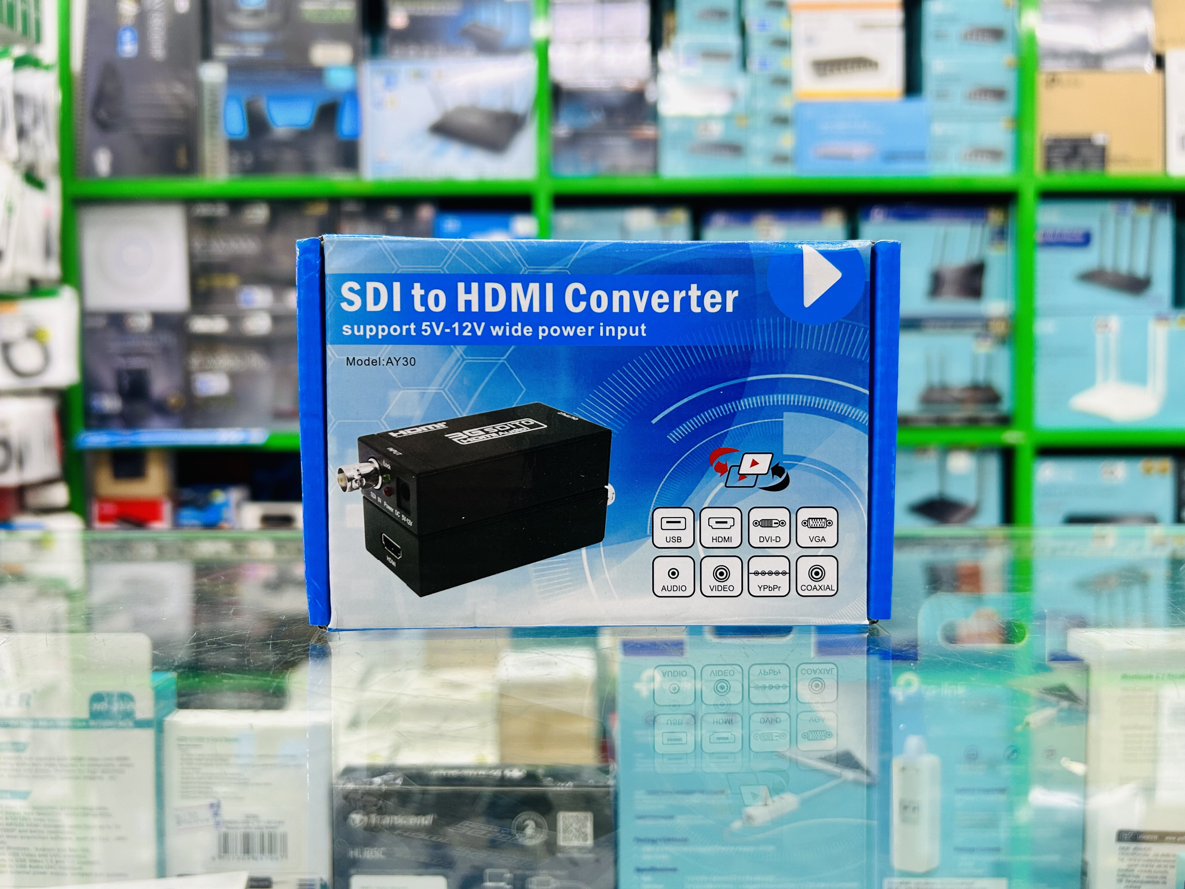 SDI to HDMI Converter support 5V-12V wide power input