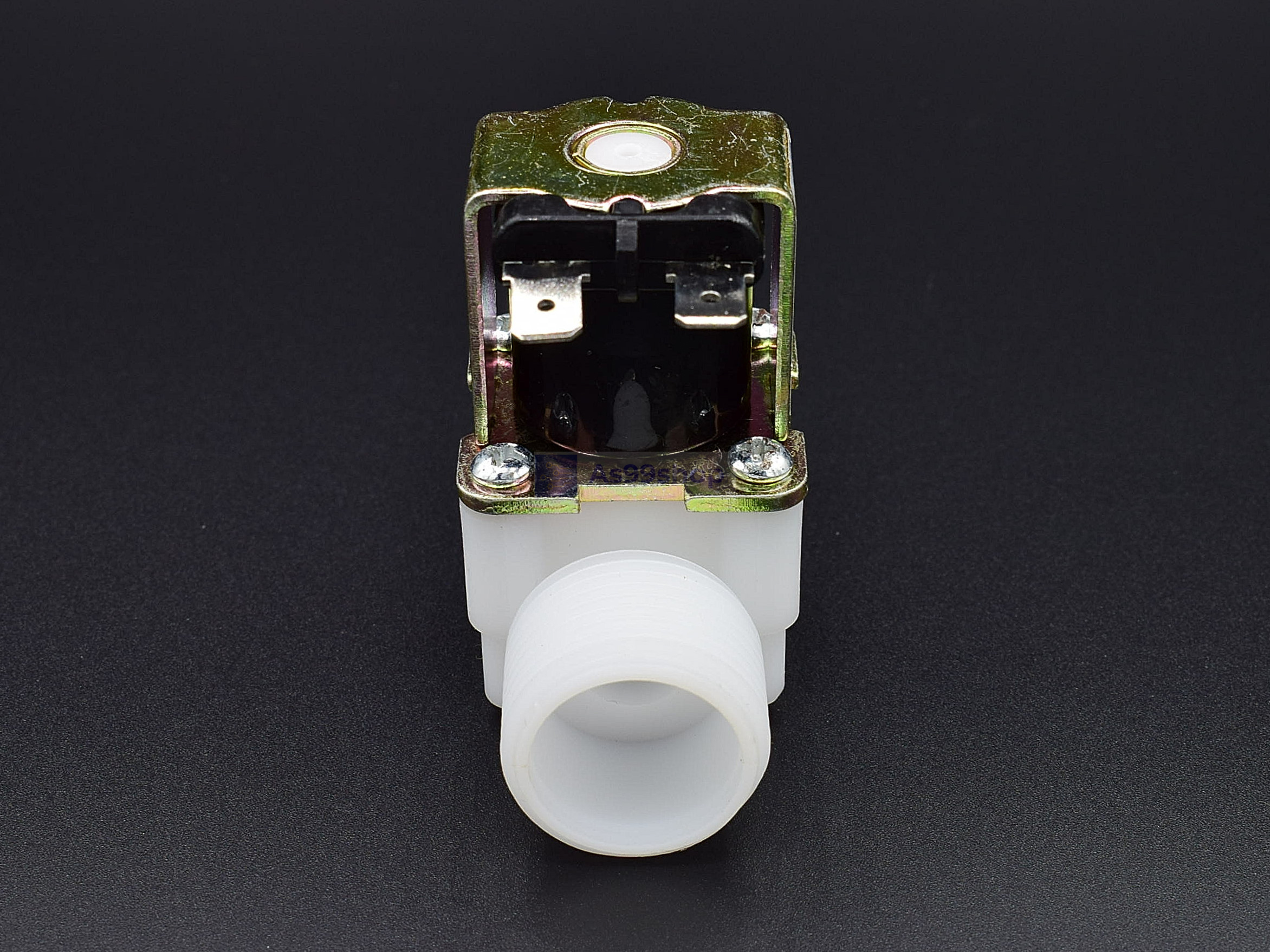 โซลินอยด์วาล์วพลาสติก Solenoid Valve 12VDC 3/4 นิ้ว (วาล์วระบายน้ำที่ไม่มีแรงดัน drain valve)