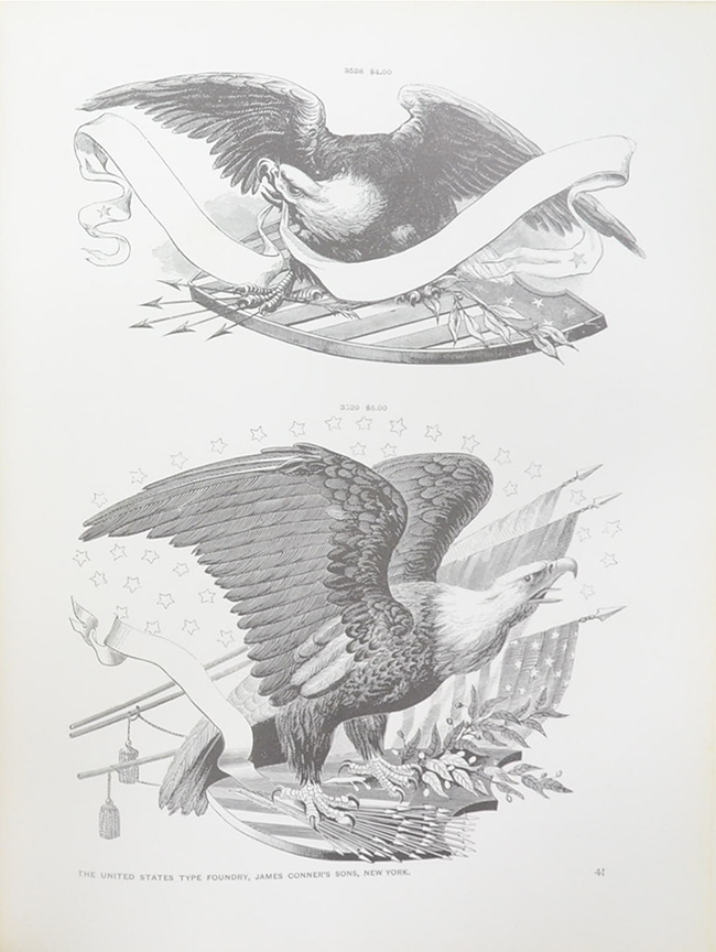 JAMES CONNER’S SONS ELEC TROTYPE SPECIMENS 1888