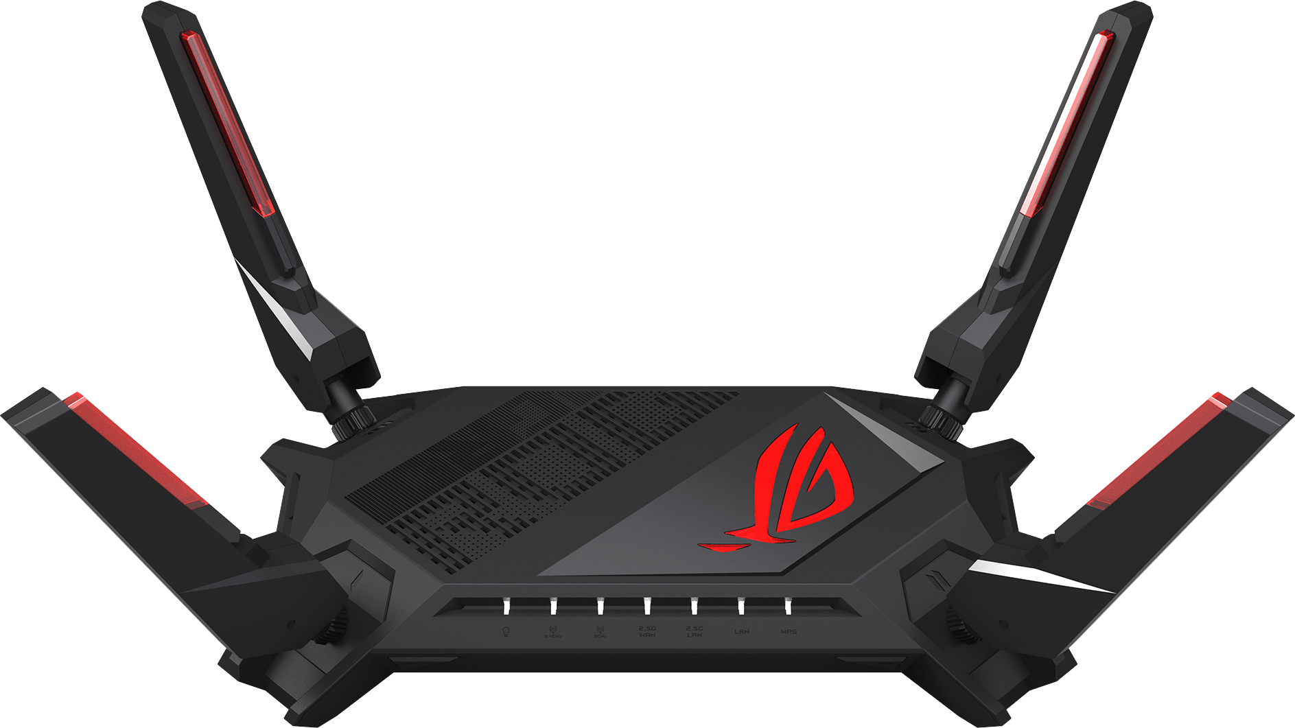 ROG Rapture GT-AX6000 GT-AX6000 Dual-Band WiFi 6 (802.11ax) Gaming Router, Dual 2.5G ports, enhanced hardware, WAN aggregation, VPN Fusion, Triple-Level Game Acceleration, free network security and AiMesh support