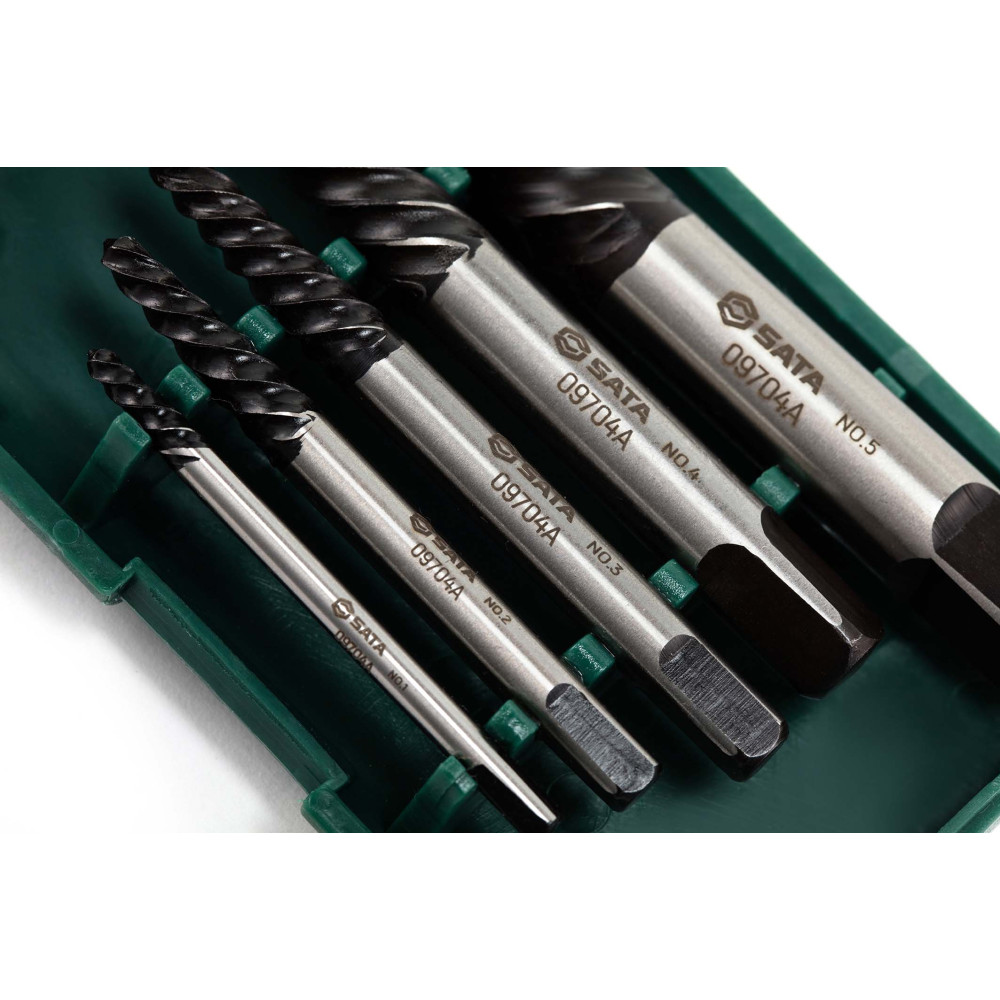 SATA 09704A ชุดถอดเกลียว 5ชิ้น
