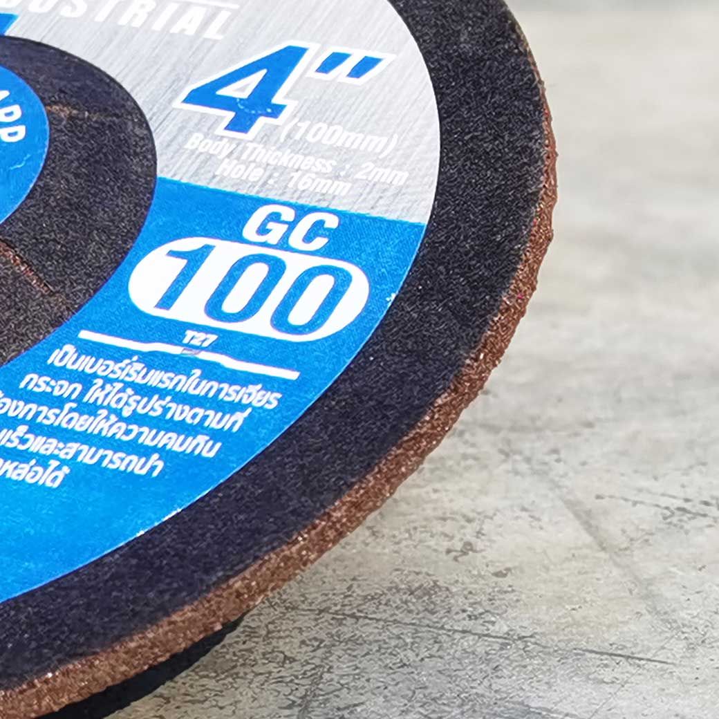 SUMO ใบเจียรกระจก 4"x2mm GC100 (25ใบ/กล่อง)