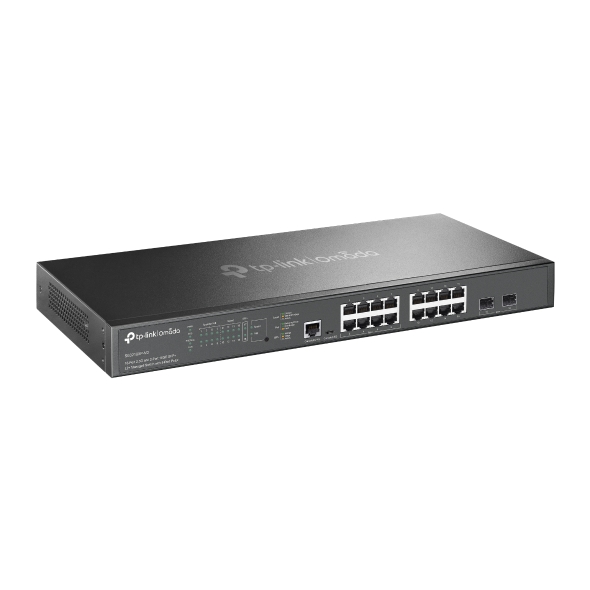 SG3218XP-M2 Omada 16-Port 2.5G and 2-Port 10GE SFP+ L2+ Managed Switch with 8-Port PoE+