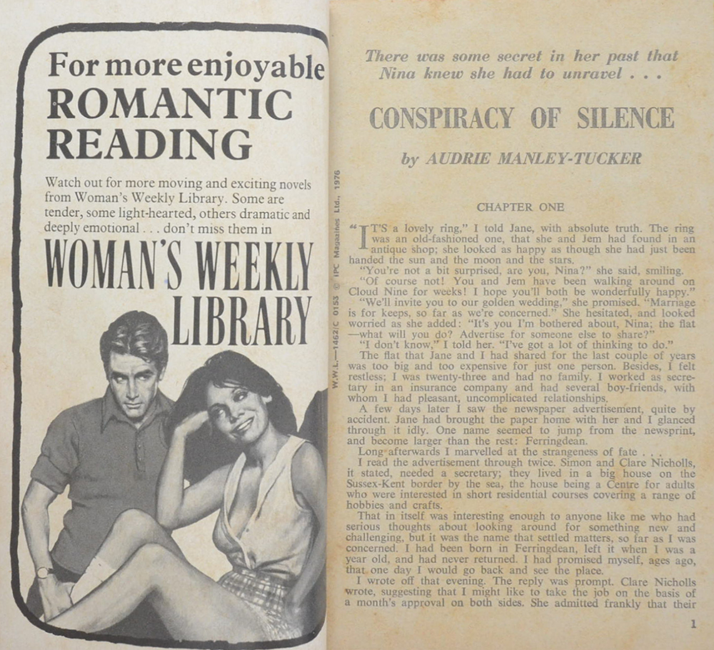 WOMAN’S WEEKLY LIBRARY No.1462 Conspiracy of Silence (เล่มเล็ก)