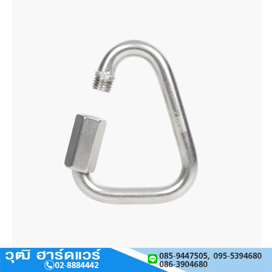 YAMADA รุ่น Y-CT/1T-SS คาราบิเนอร์ทรงสามเหลี่ยม เกลียวหมุน