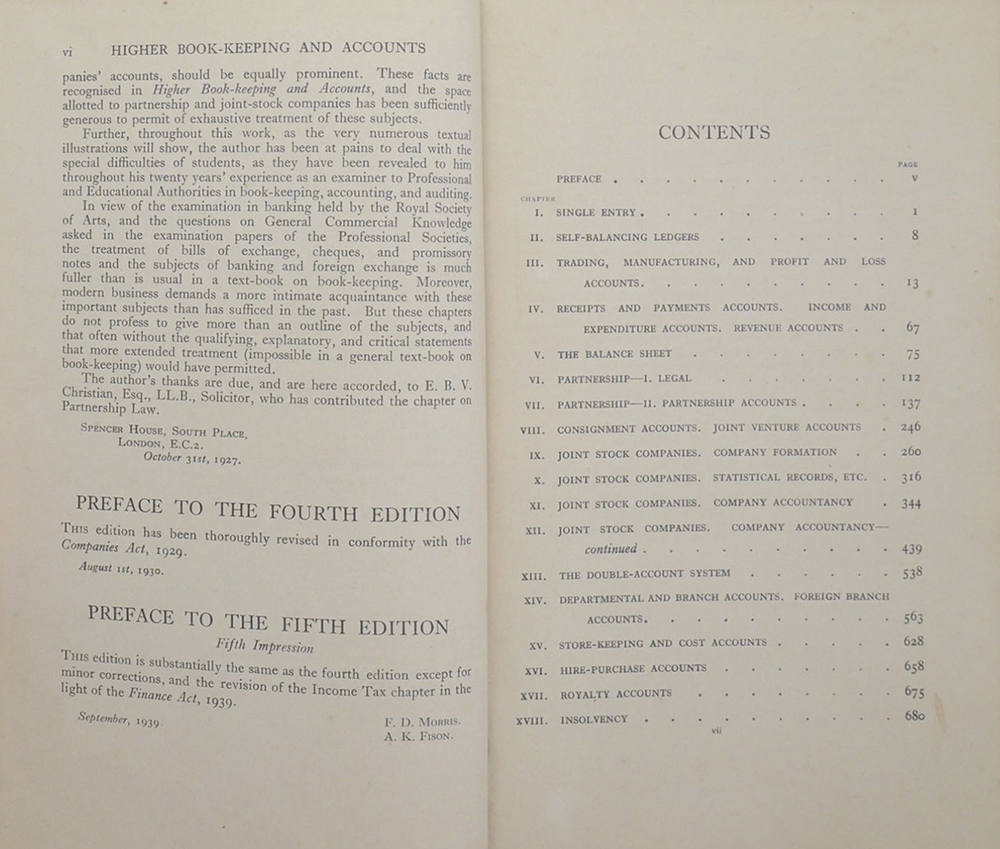 HIGHER BOOK-KEEPING AND ACCOUNTS