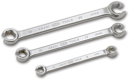 แหวนผ่า ASAHI จากประเทศญี่ปุ่น ขนาดมิล : 8x10 MM - 19x22 MM
