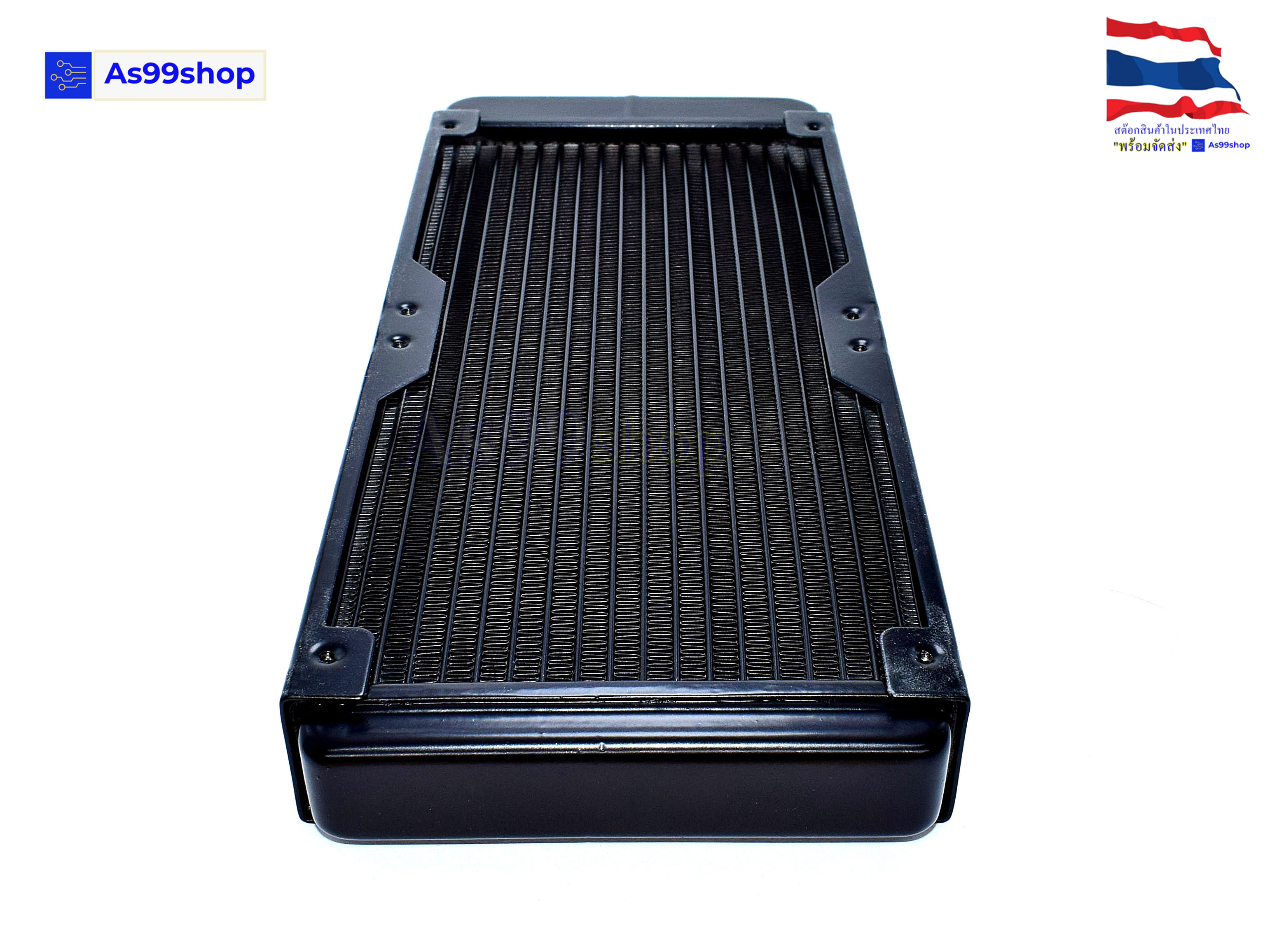 หม้อน้ำระบายความร้อน Aluminium Water Cooling Radiator ขนาด 240 mm. 18 ช่อง