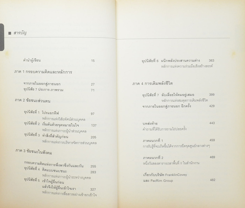 7 อุปนิสัยสำหรับผู้ทรงประสิทธิผลยิ่ง