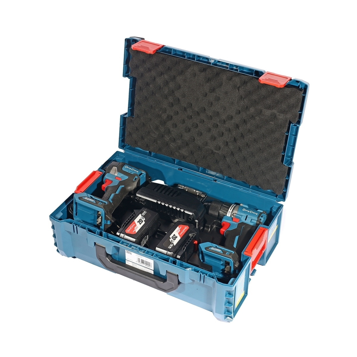 Dong Cheng DCKIT26-EK ชุด COMBO DCJZ2060i สว่านกระแทก+DCPL208 ไขควงกระแทก 20V