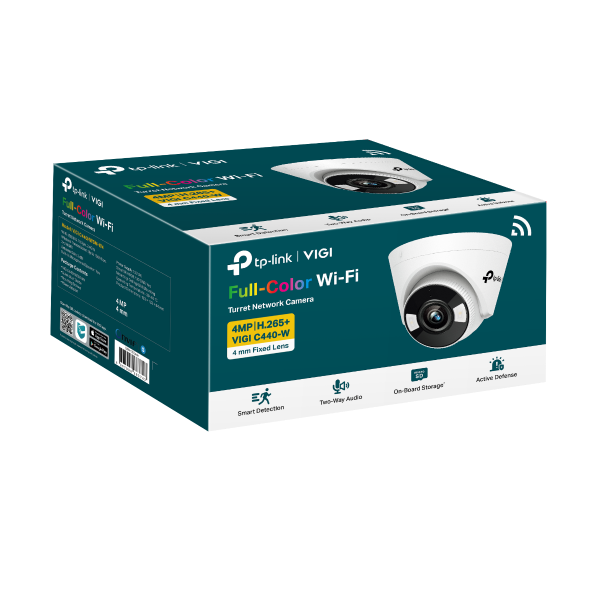 VIGI C440-W VIGI 4MP Full-Color Wi-Fi Turret Network Camera