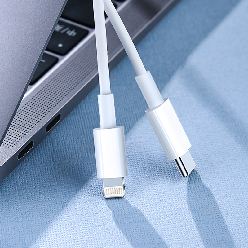 d-power สายชาร์จไอโฟน รุ่น F1080 Type-C to Lightning MFi Certified ชิปเเท้ Fast charge PD18W รับประกัน 1 ปี