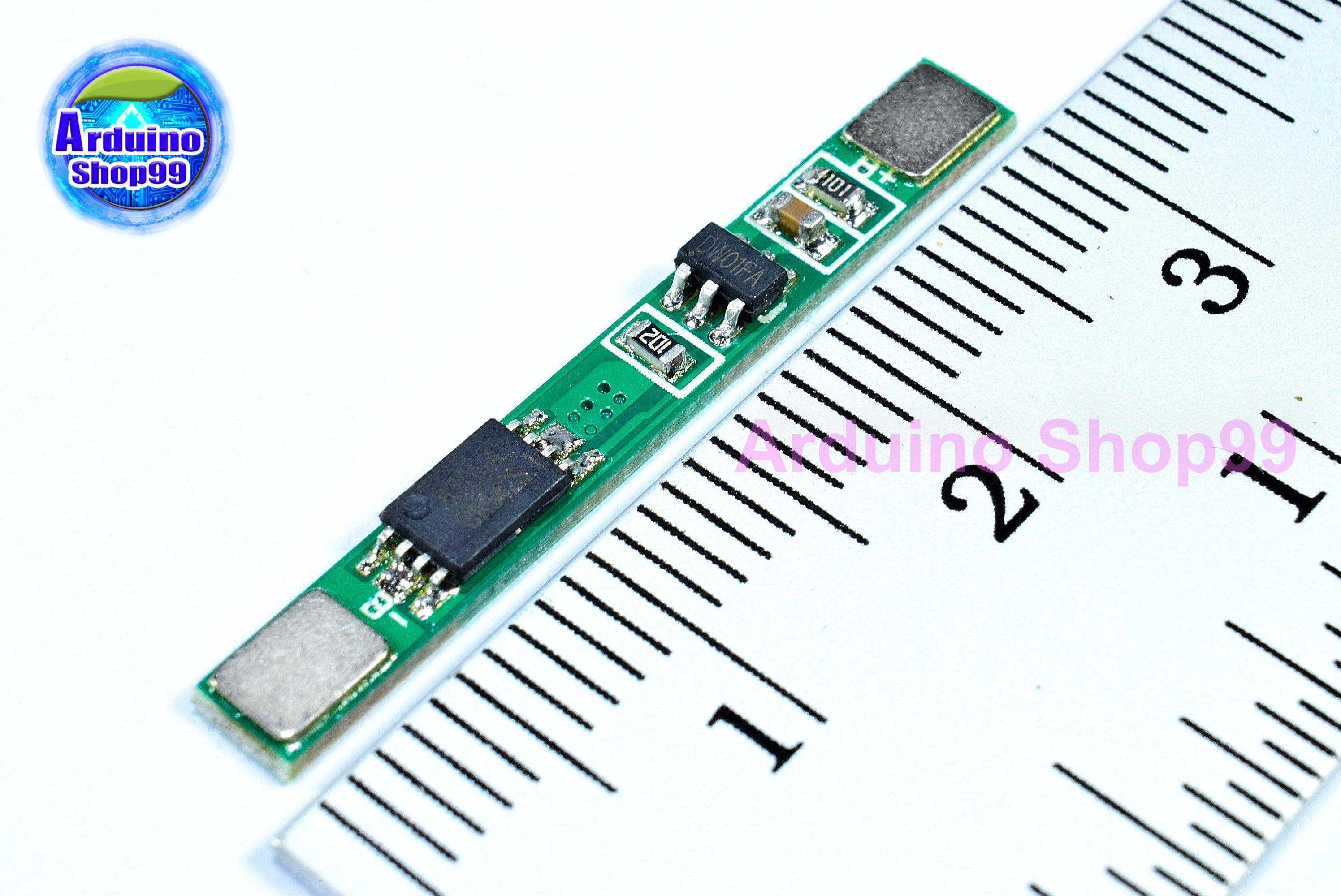 1S 3.7V 3A li-ion BMS PCM battery protection board