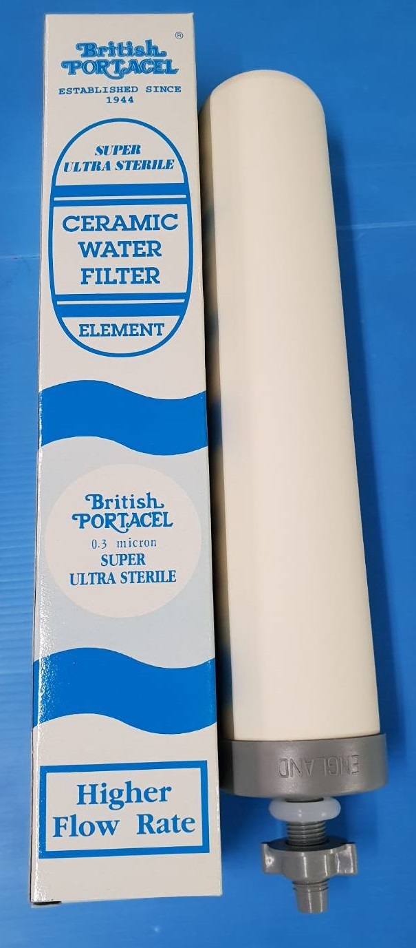 ไส้ SUPER 10" 0.3 MC ฝาสีเทา PORTACEL มีคาร์บอน