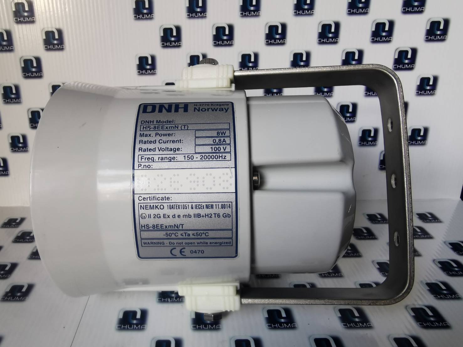 DNH, Horn, HS-8EExmNT,HS-8EExmN (T), 8w,0.8A, 100V, DNH N-3770 Norway