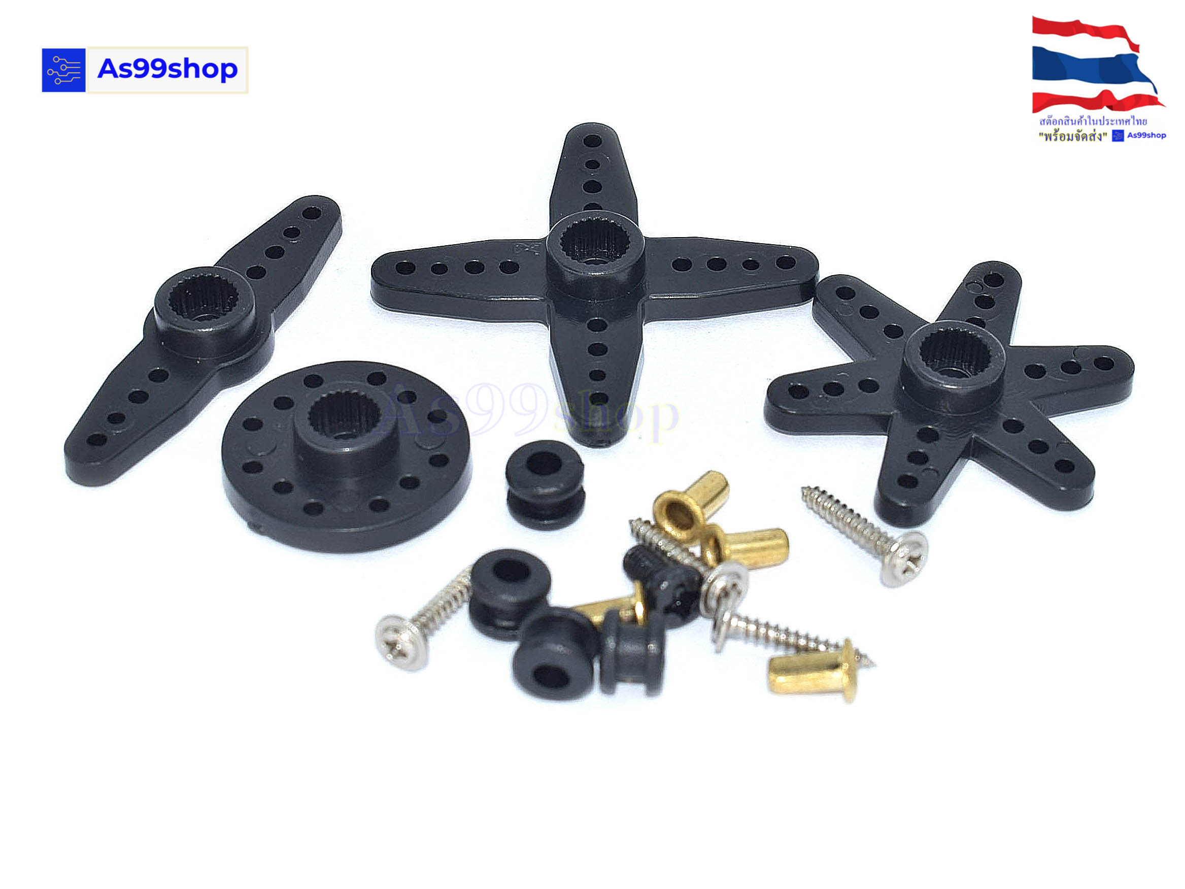 MG995 เซอร์โว หมุนได้ 0-180 องศา แรงบิด 13 kg/cm เฟืองโลหะทั้งหมด