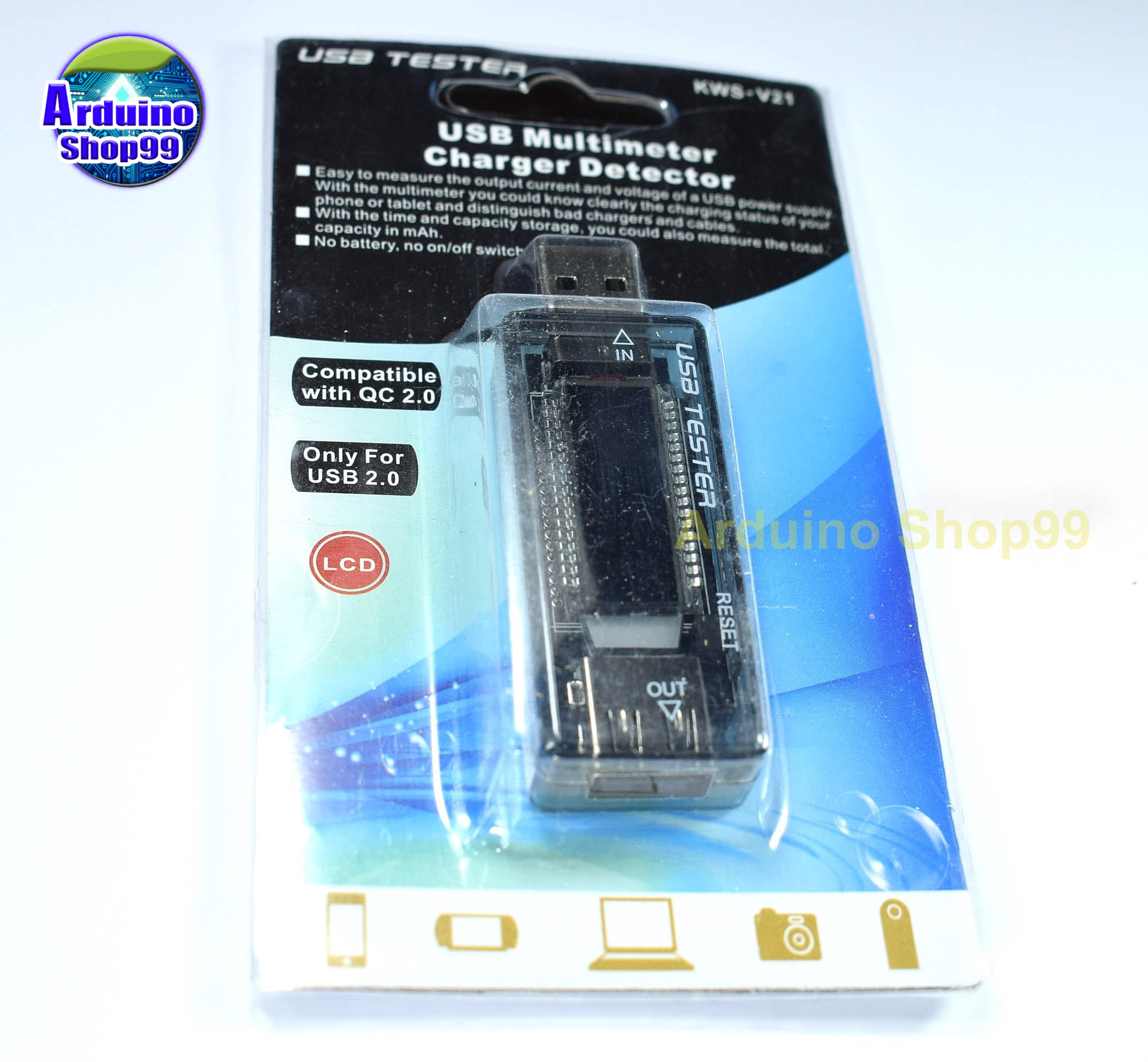 KWS-V21 USB tester voltage ammeter