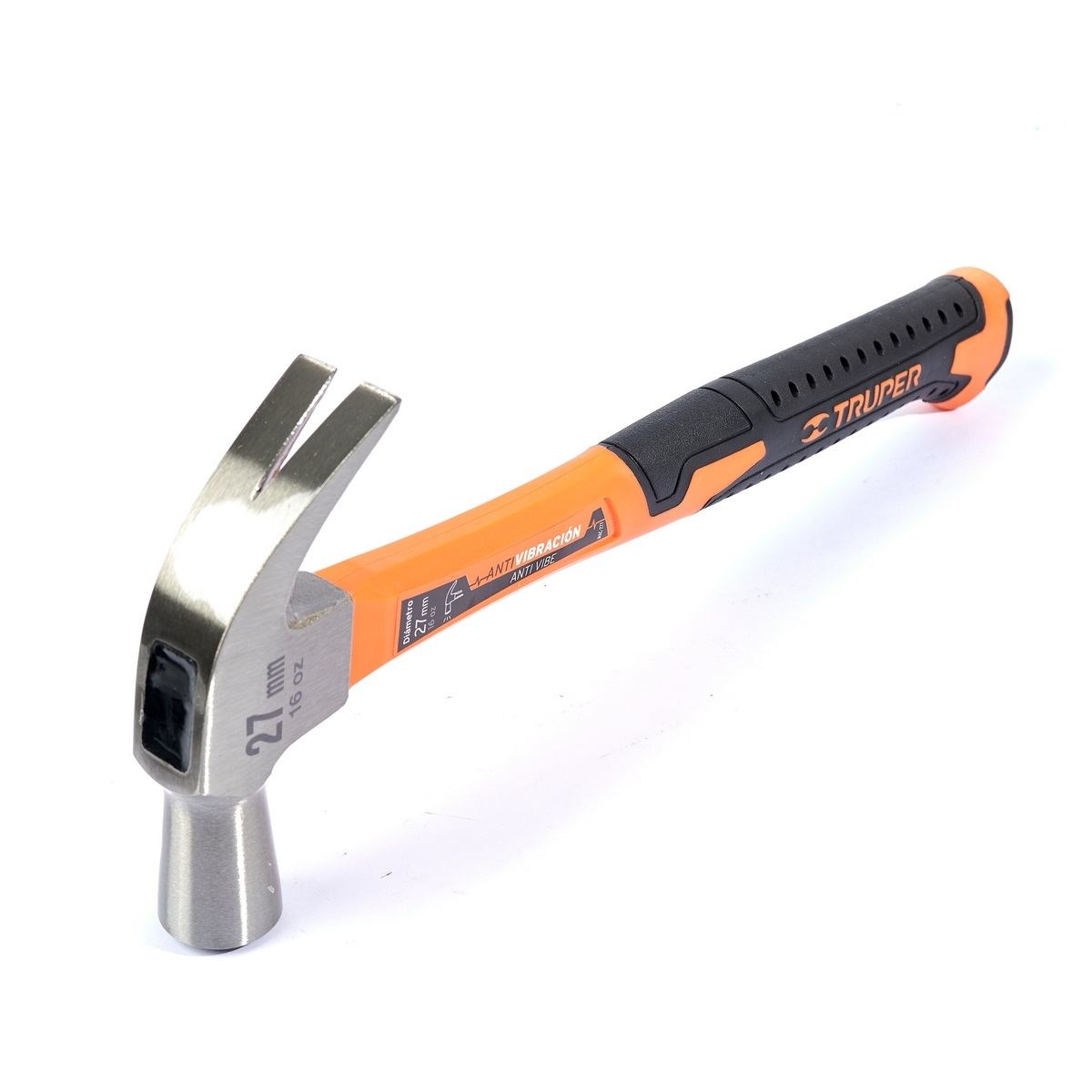 TRUPER MAC-27F ค้อนหงอนด้ามไฟเบอร์ 16oz