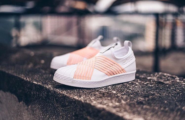 Adidas Slip-on White Orange