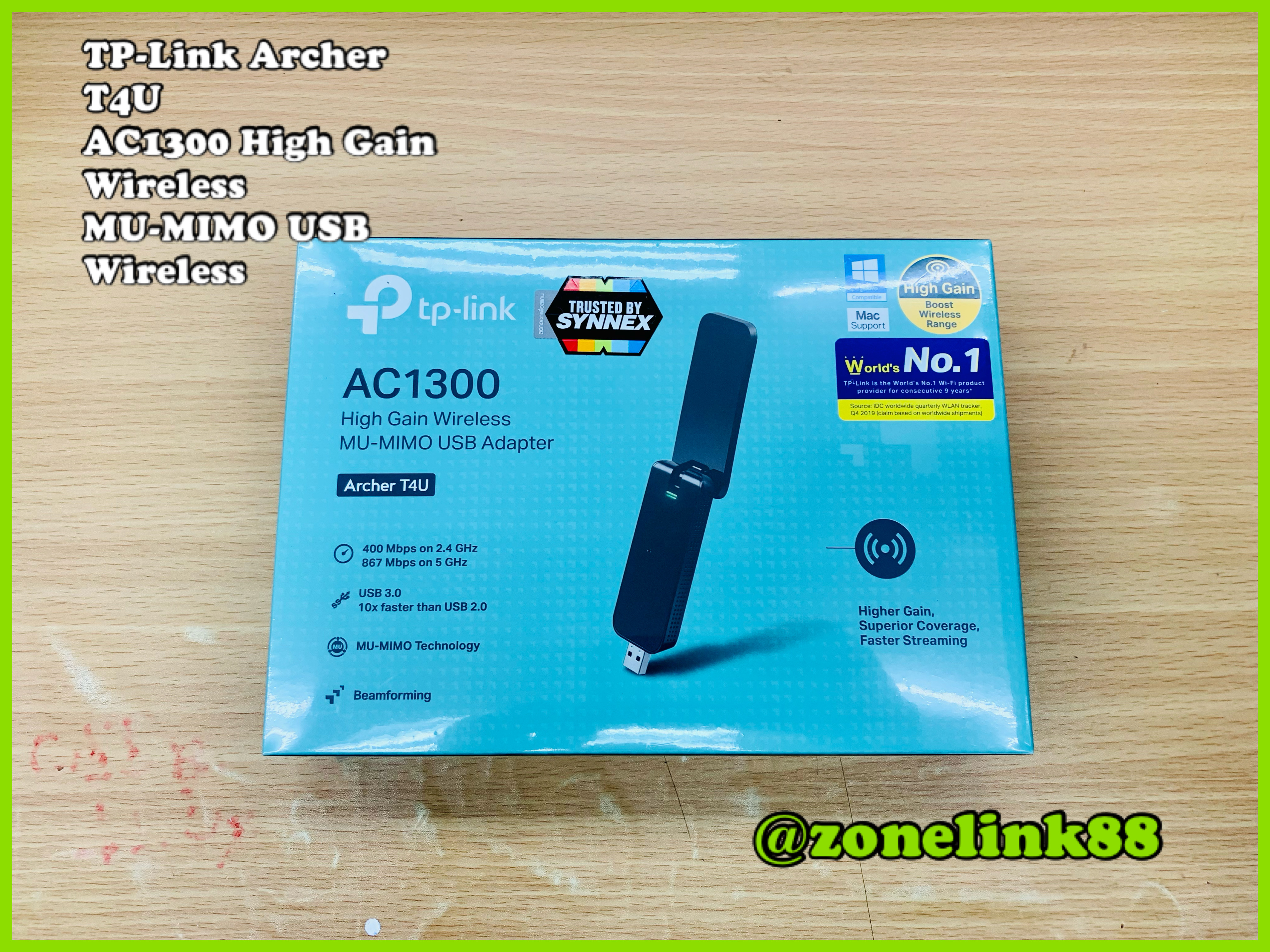 TP-Link Archer T4U AC1300 Wireless Dual Band USB Adapter