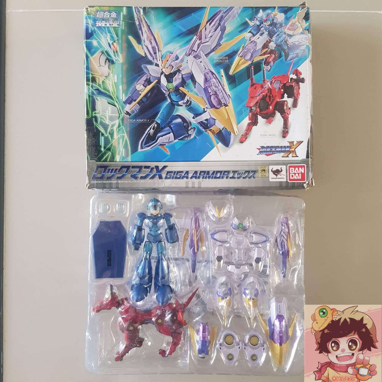 BANDAI CHOGOKIN Mega Man (Rock Man) Rockman X GIGA ARMOR X X-Buster rush and Reinforcement Armor ร็อคแมน เมกะแมน เอ็กซ์ [LOT JP]