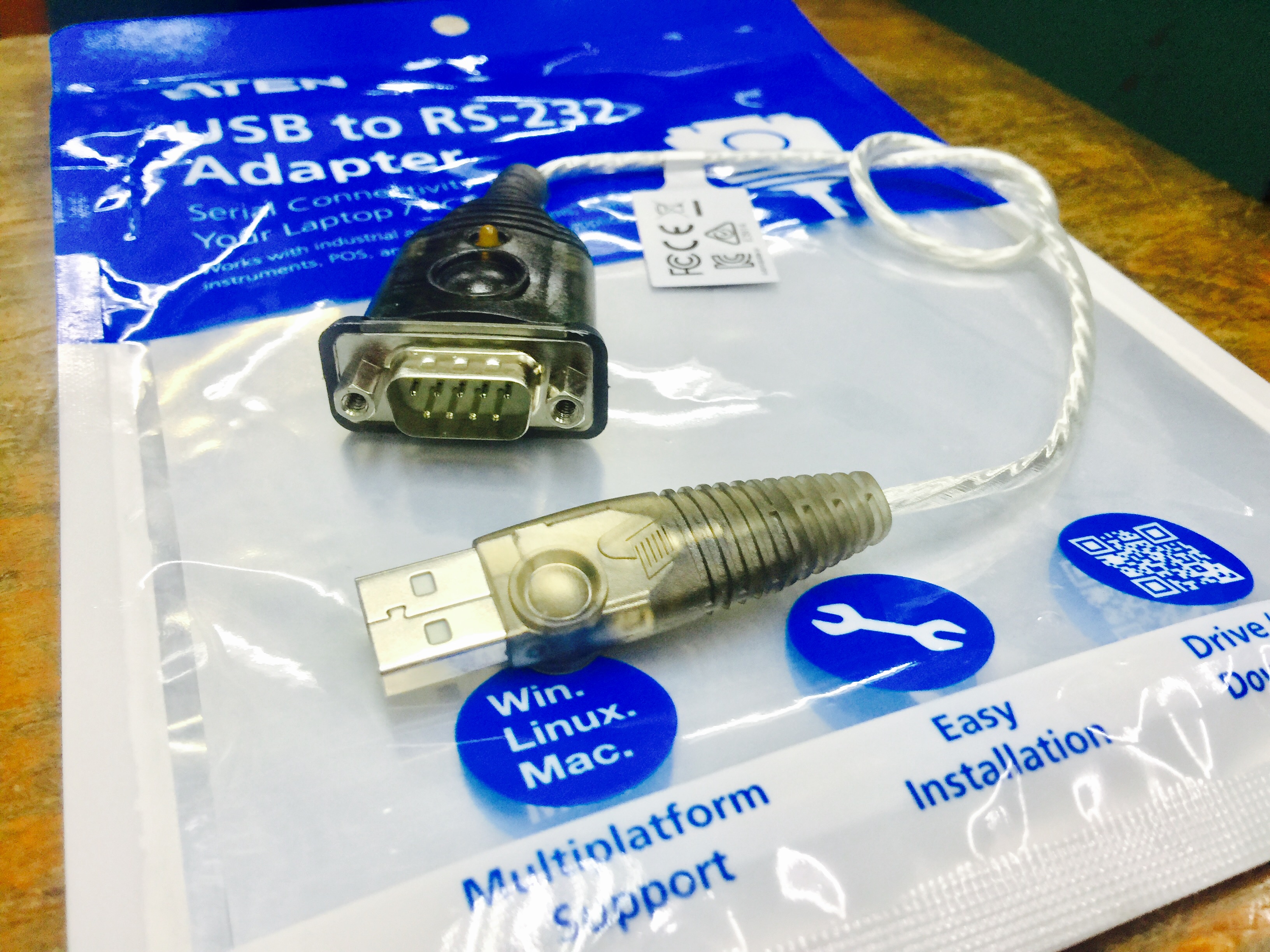 ATEN USB TO SERIAL ADAPTER รุ่น UC232A