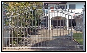 ประตูรั้วสแตนเลส